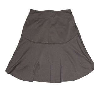 SIMPLY VERA brown asymmetrical a-line skirt XS